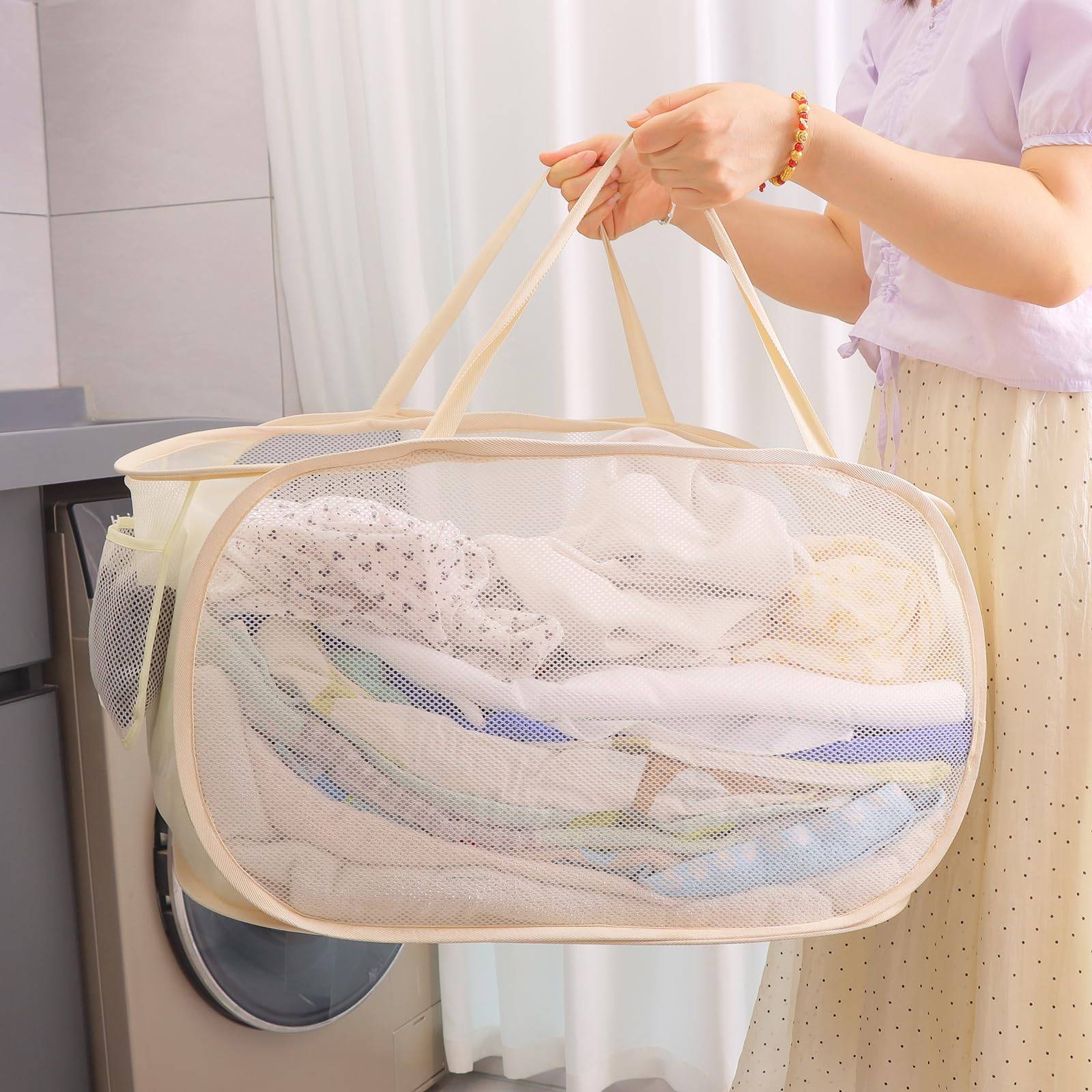 Foldable Bathroom Storage Basket - Home Laundry Hamper 3
