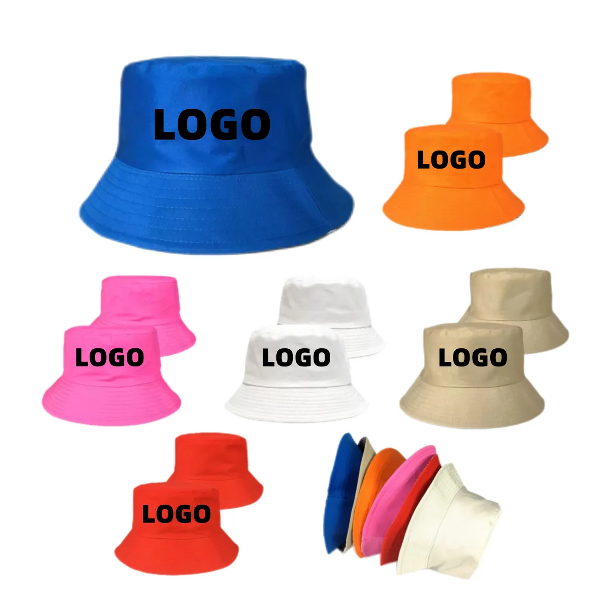 Stylish Flat-Top Sunshade Fisherman Hat Can Be Customized 3