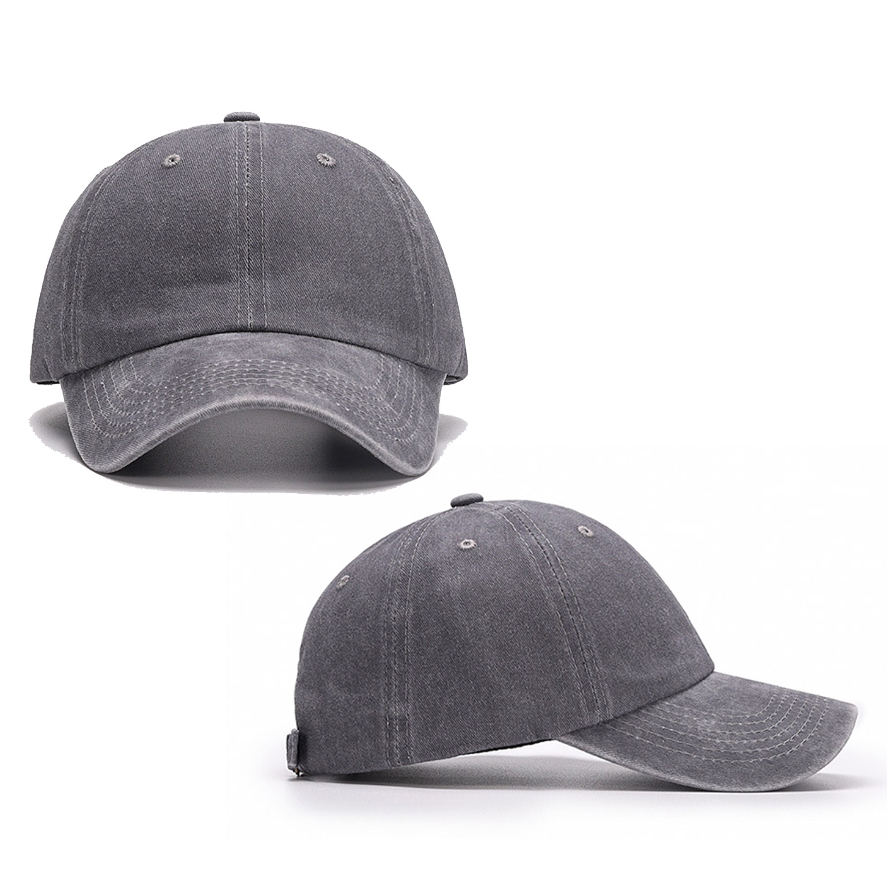 Retro Plain Baseball Cap 2