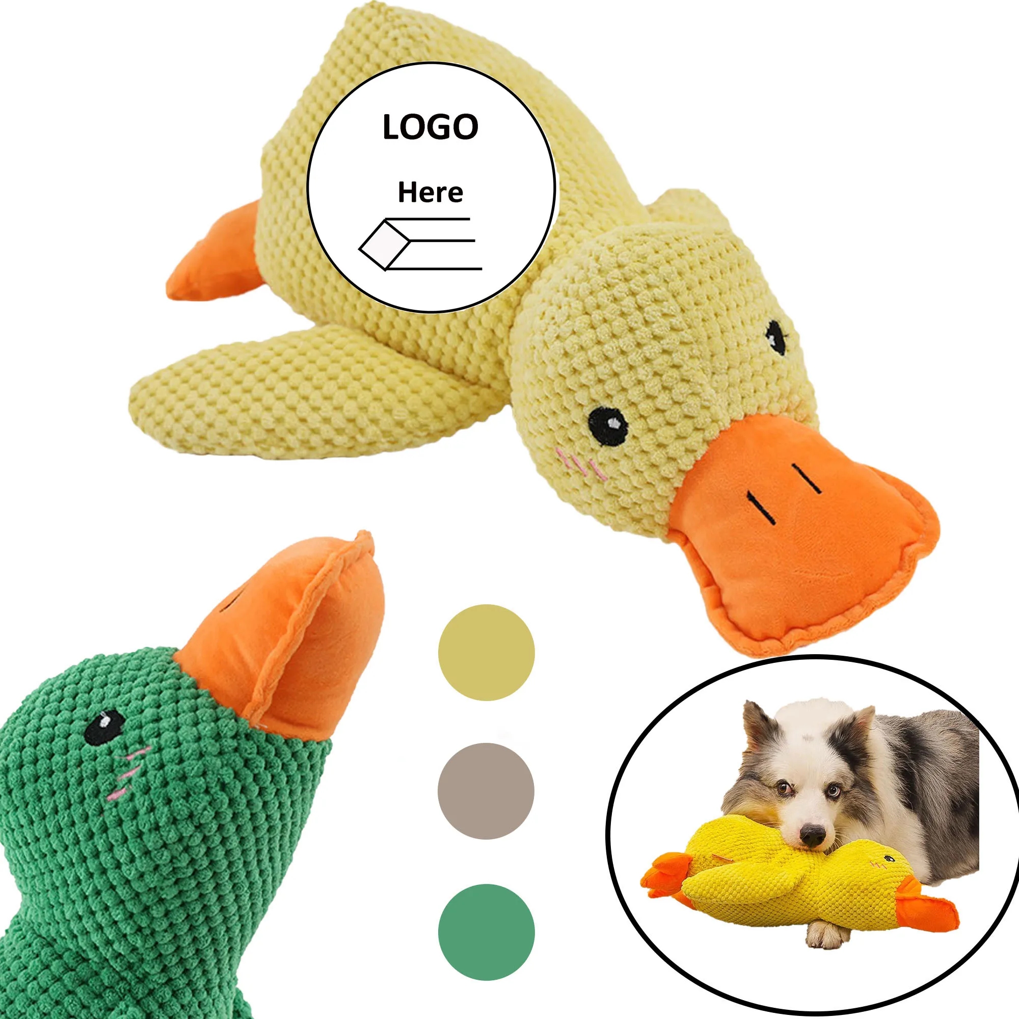 Quack-Quack Duck Dog Toy