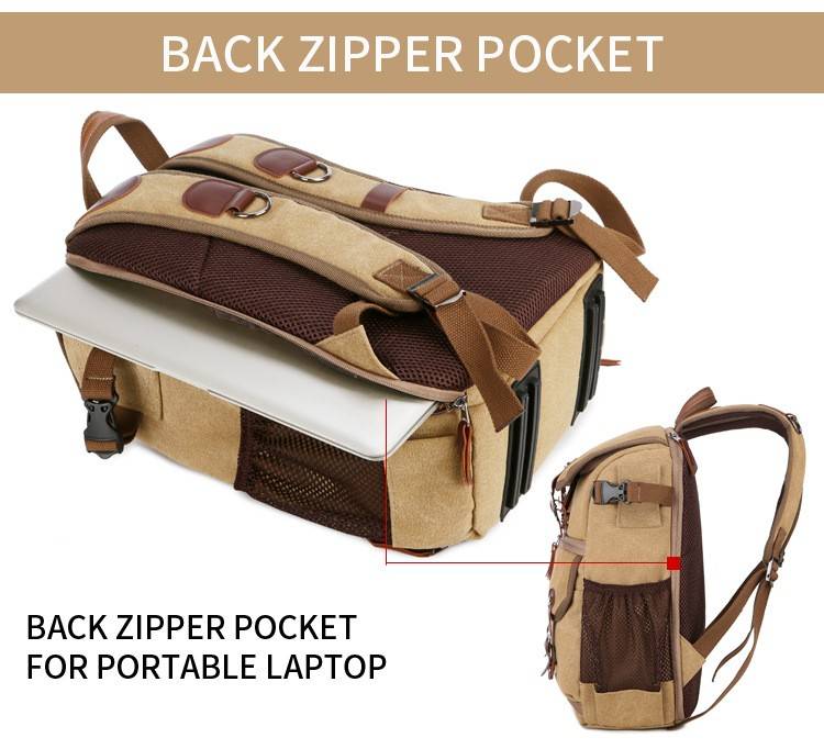 Camera Photographer Backpack for Hiking Traveling 11
