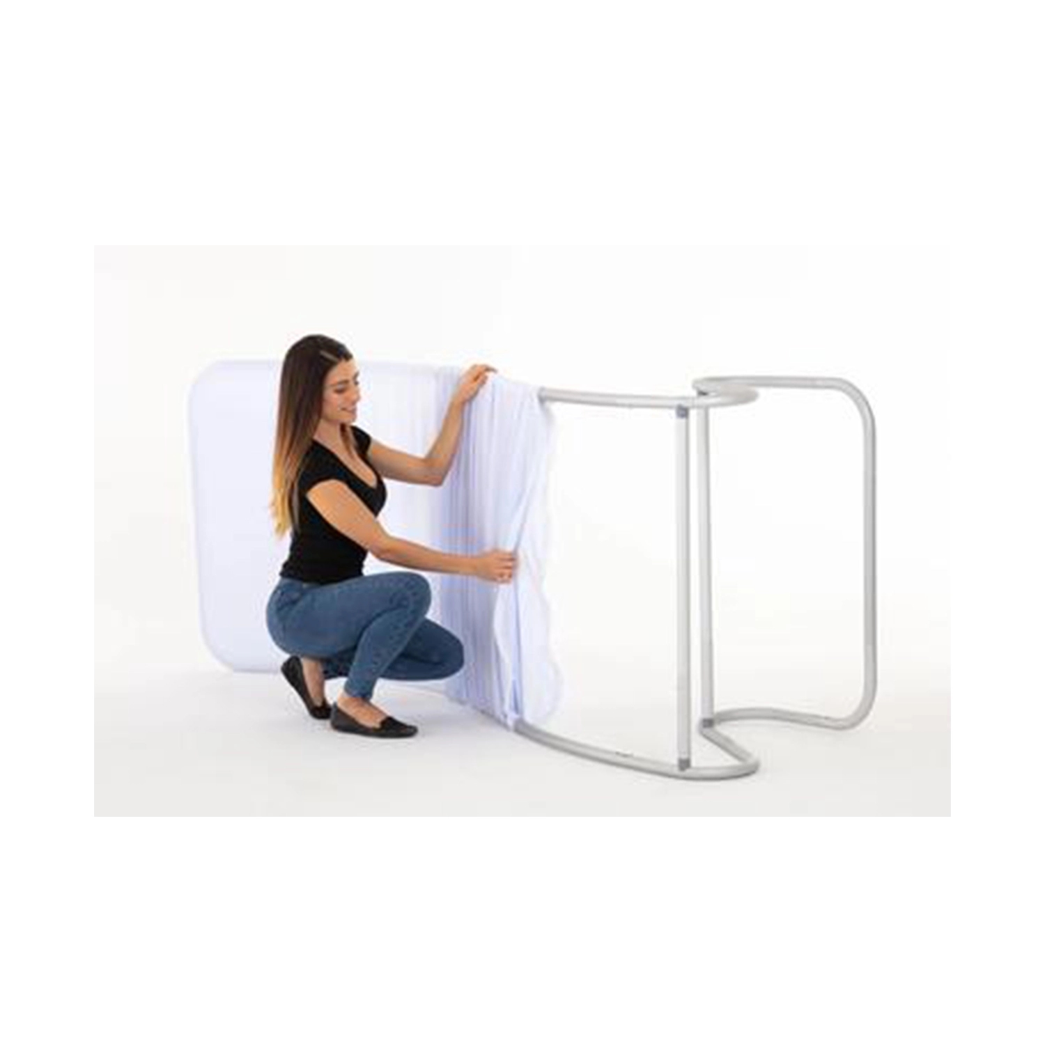 Cobra Shaped Tension Fabric Banner Stand 2