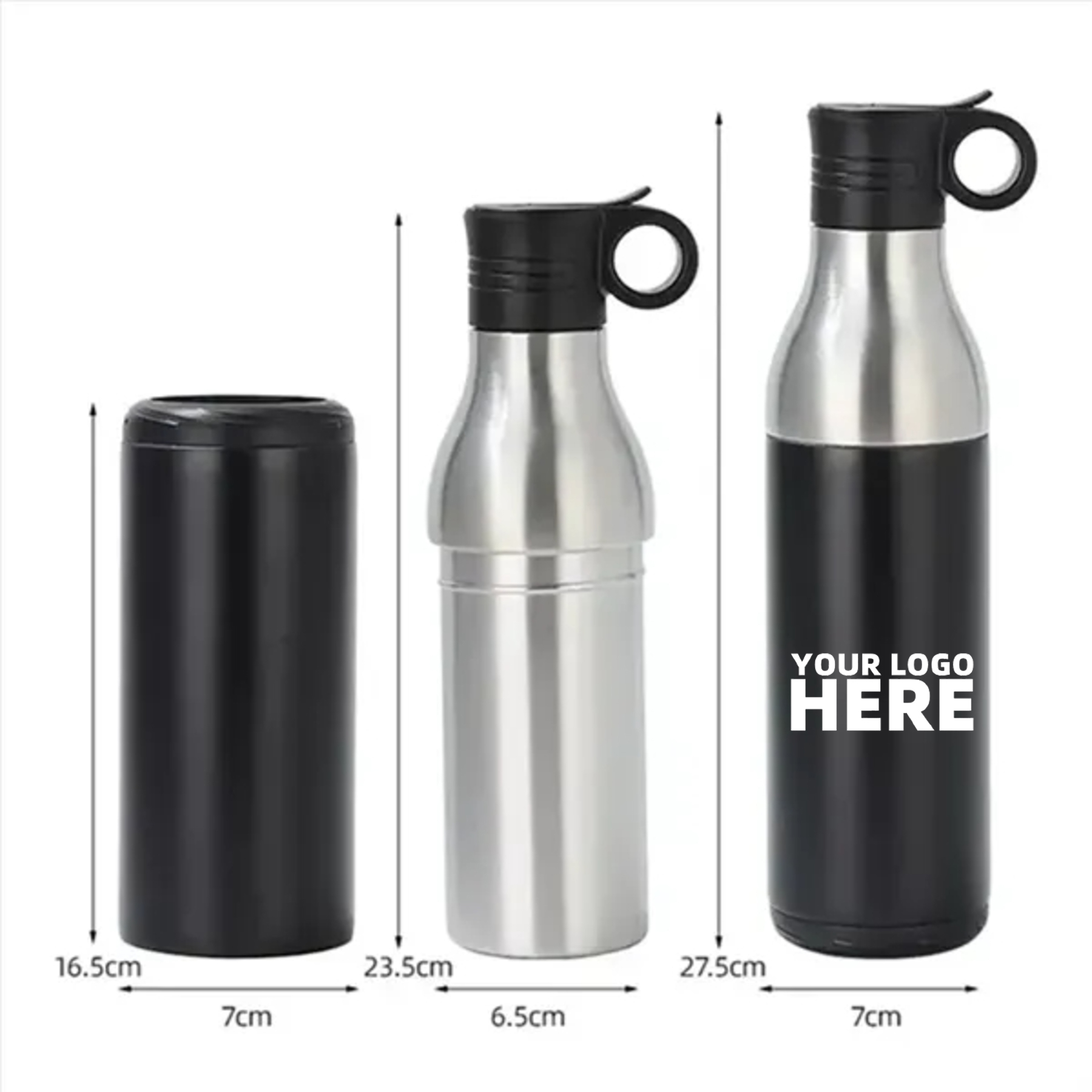 13.5oz 2 In 1 Can Cooler Thermo Bottle 2
