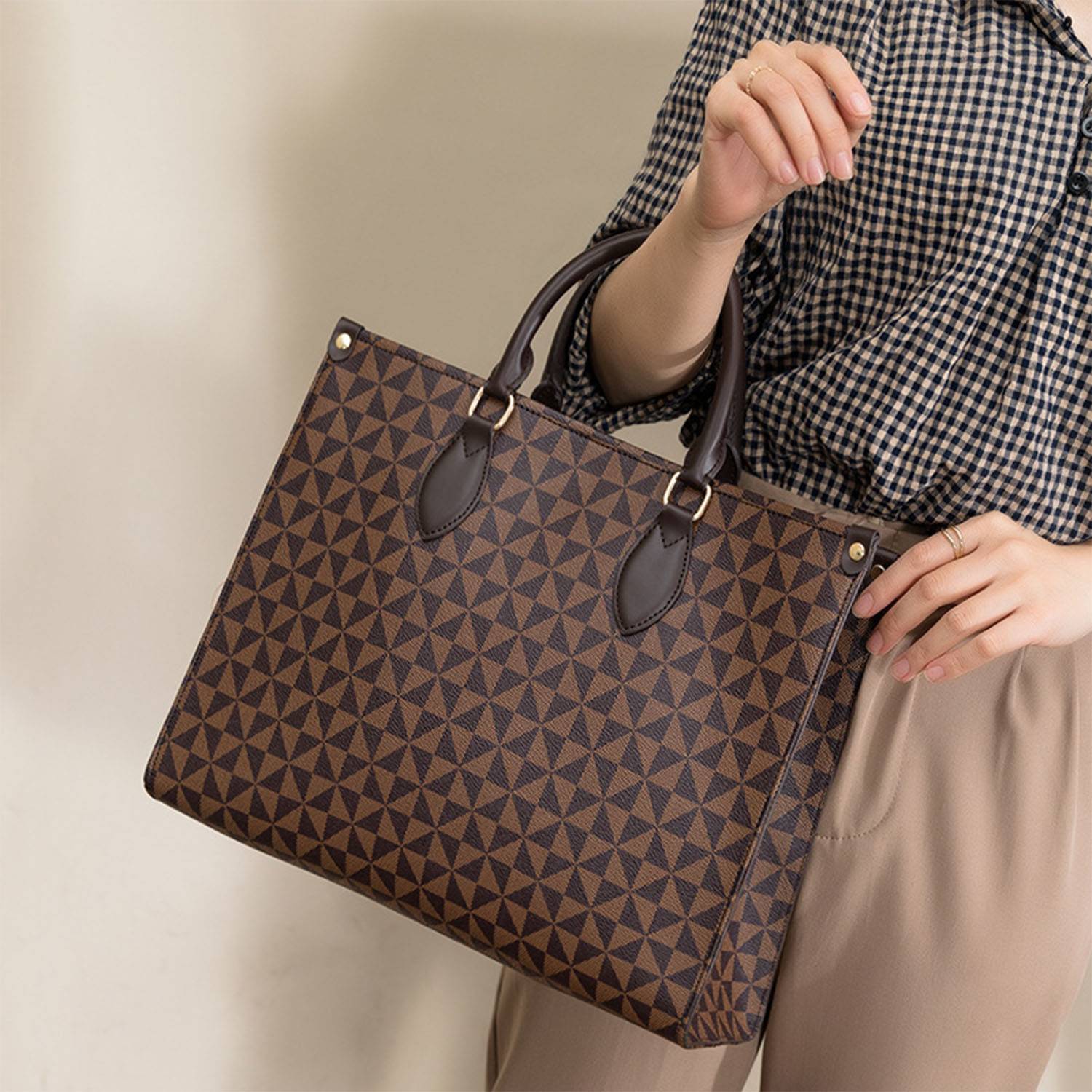 PU new high capacity tote bag 7