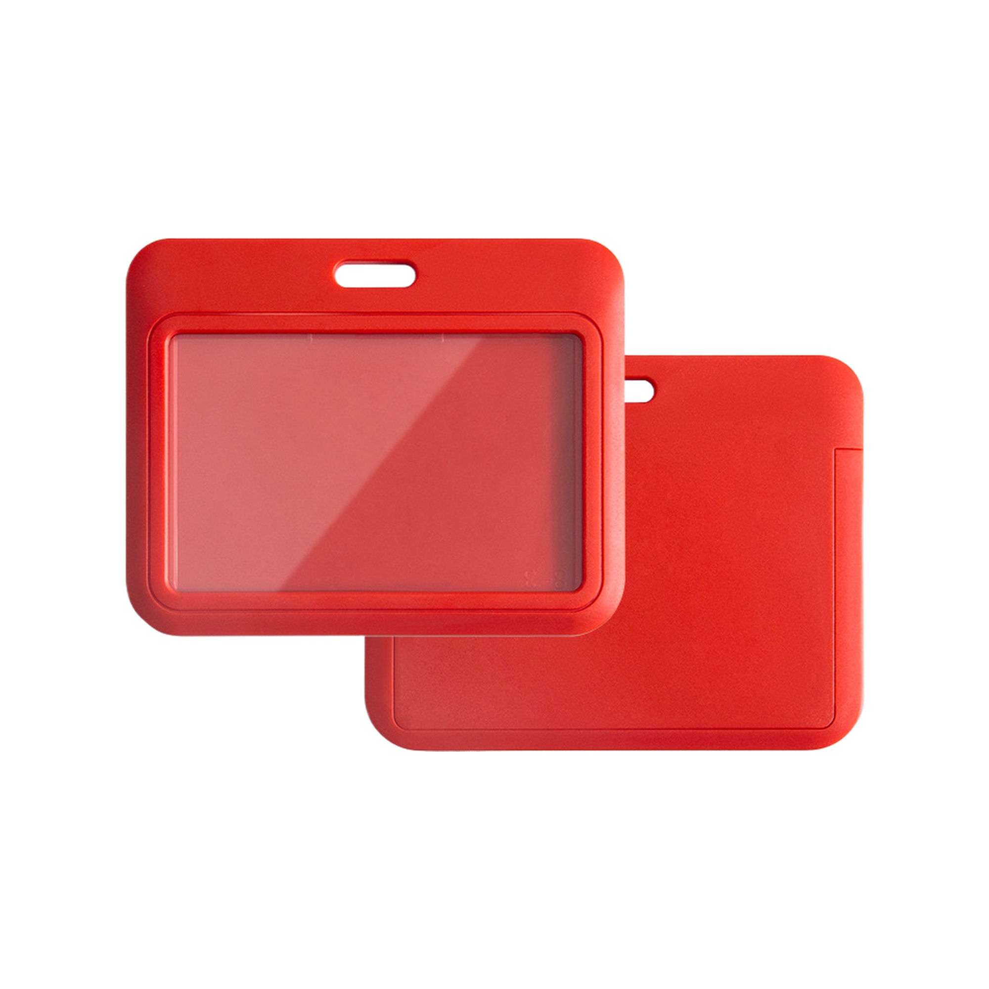 Horizontal Slide Cover ABS Plastic Badge Holder for ID Cards 3