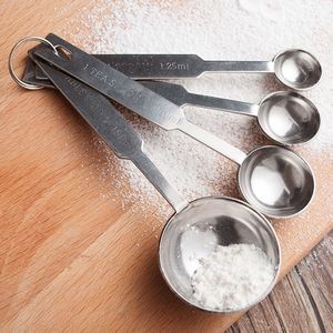 4 In 1 Stainless Steel Measuring Spoon Set 7