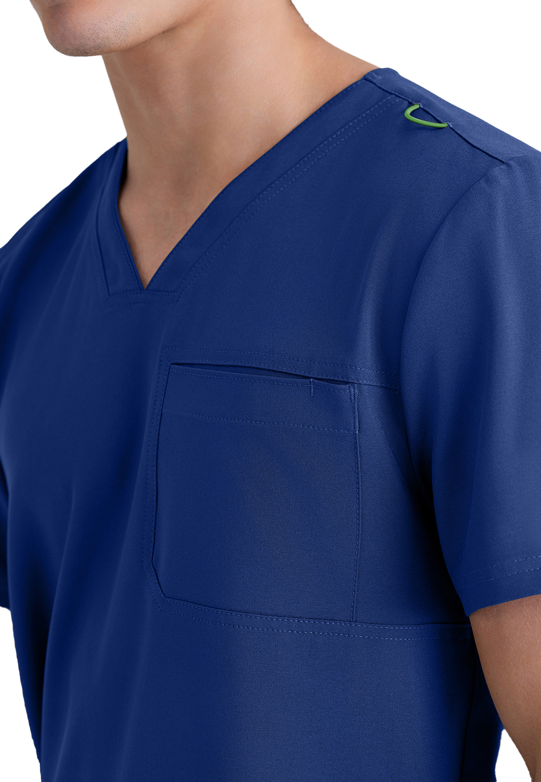 Grey's Anatomy Evolve Stretch - Men's One-Pocket V-Neck Journey Scrub Top 17