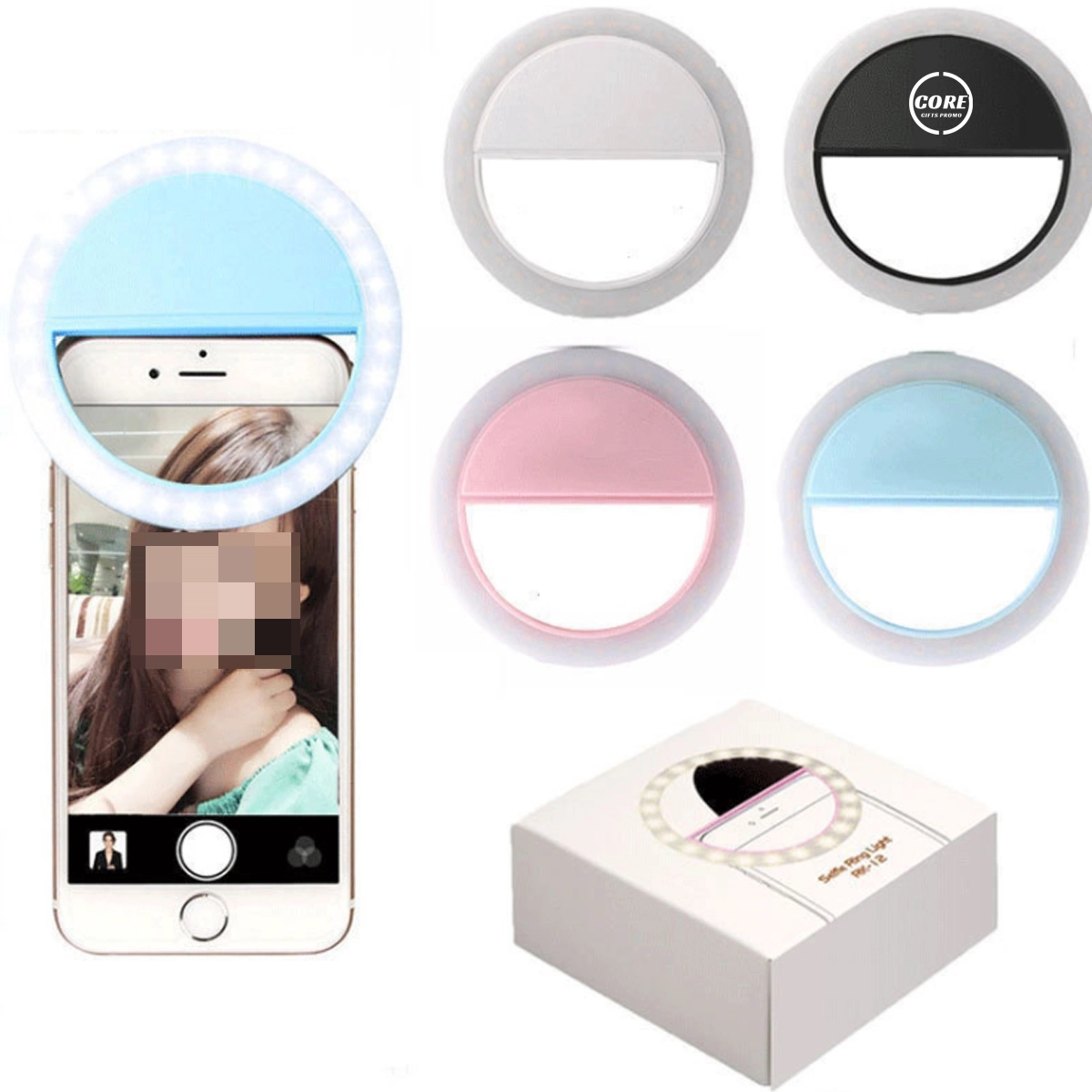 LED Clip-on Rechargable Selfie Light 1