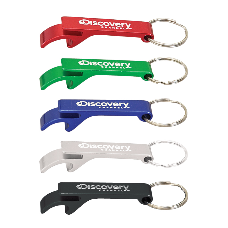 Anodized Aluminum Bottle Opener Keyring 1