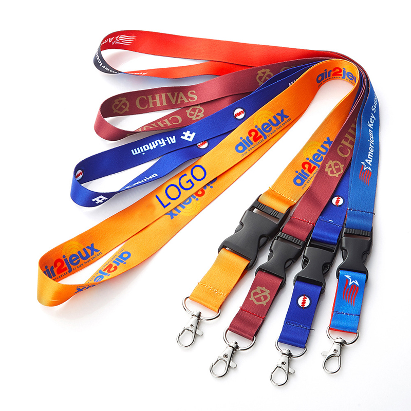 Office Lanyard for id Badge Holder Keys w/Detachable Buckle 3