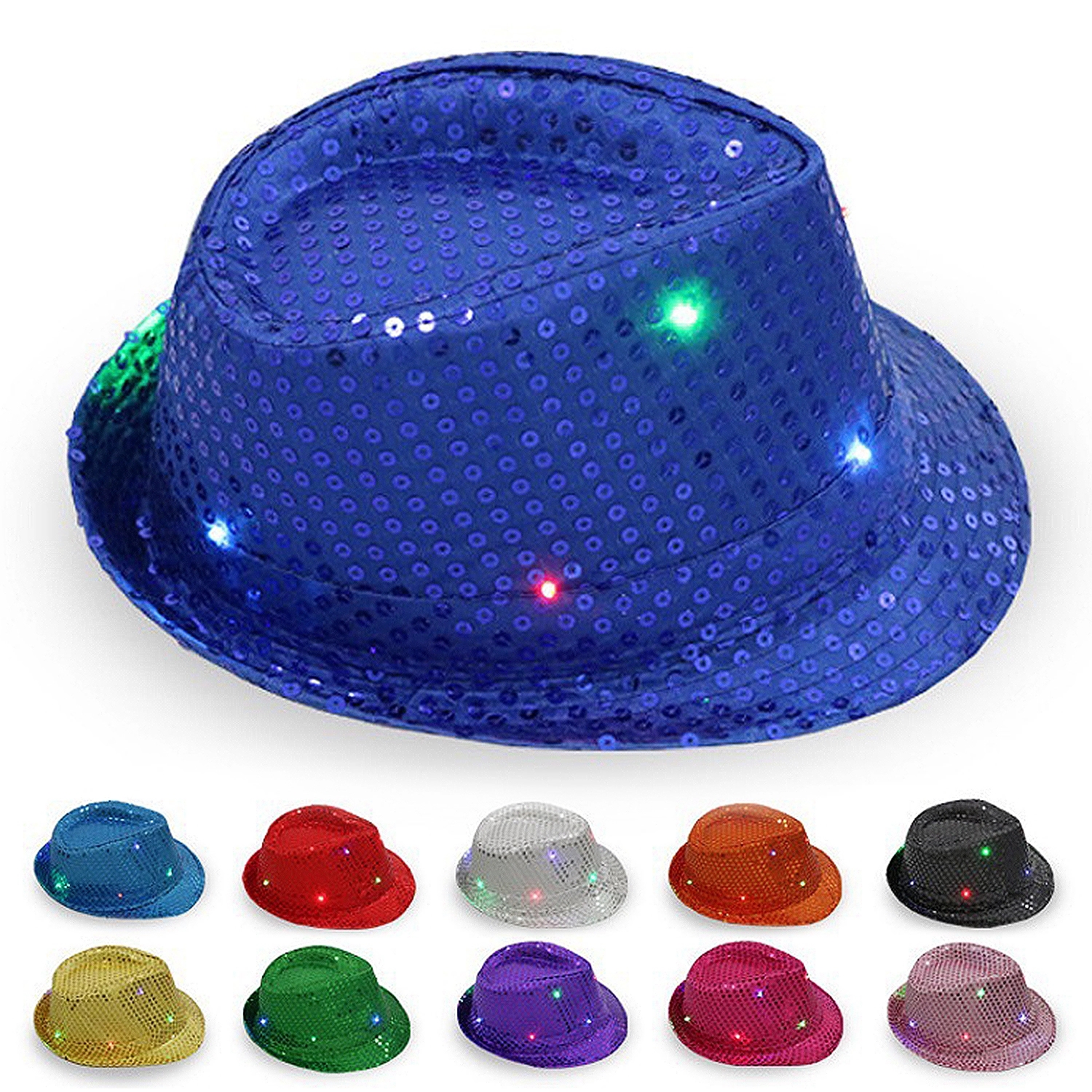 Led Luminous Jazz Hat 2
