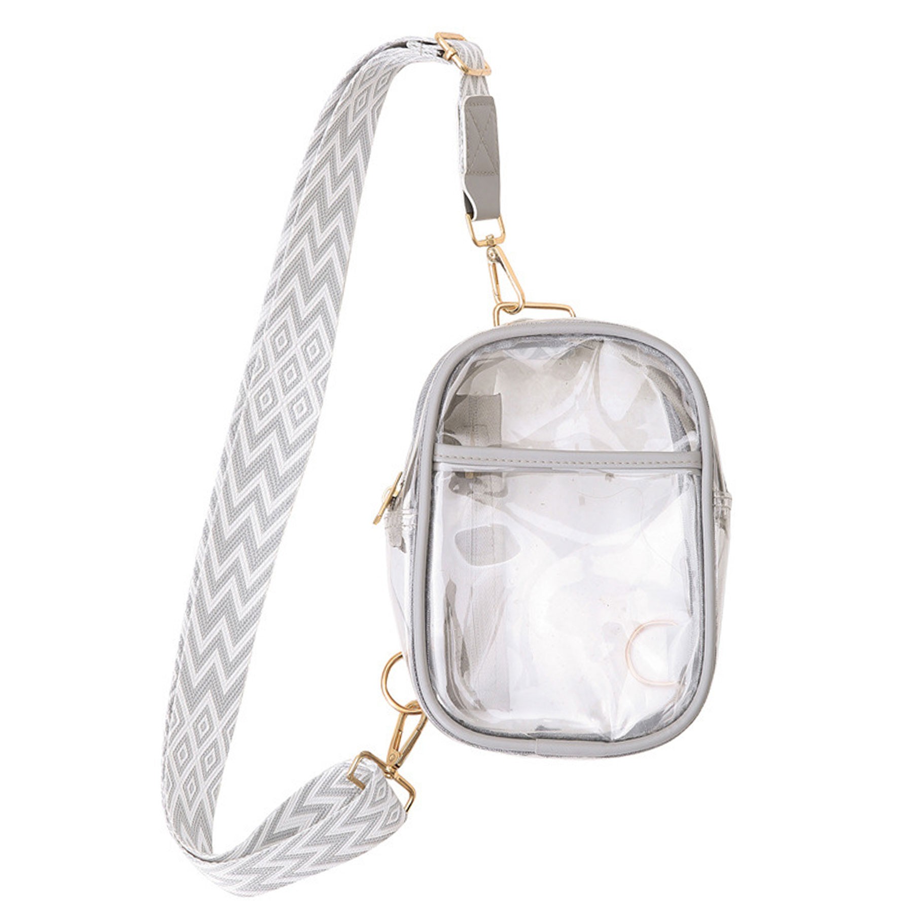 PVC Clear Sling Chest Bag 5