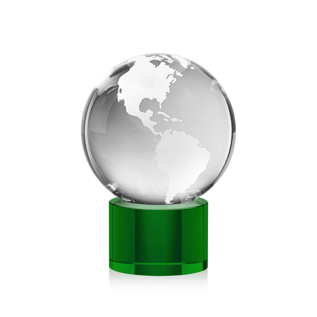 Globe Award on Marvel Base - Green 17
