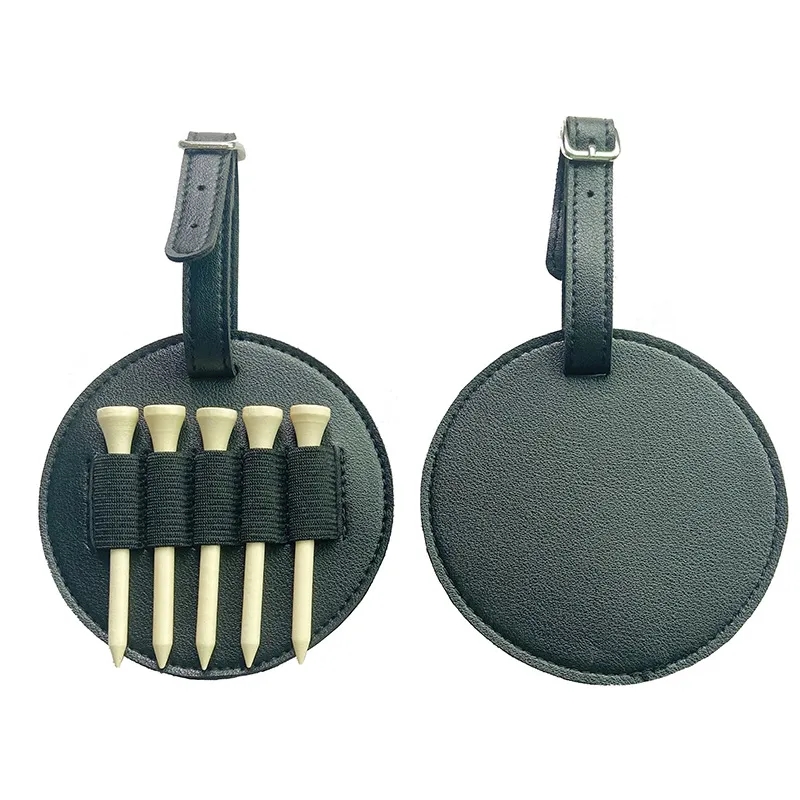 Golf Tee Holder with Wood Golf Tees 8