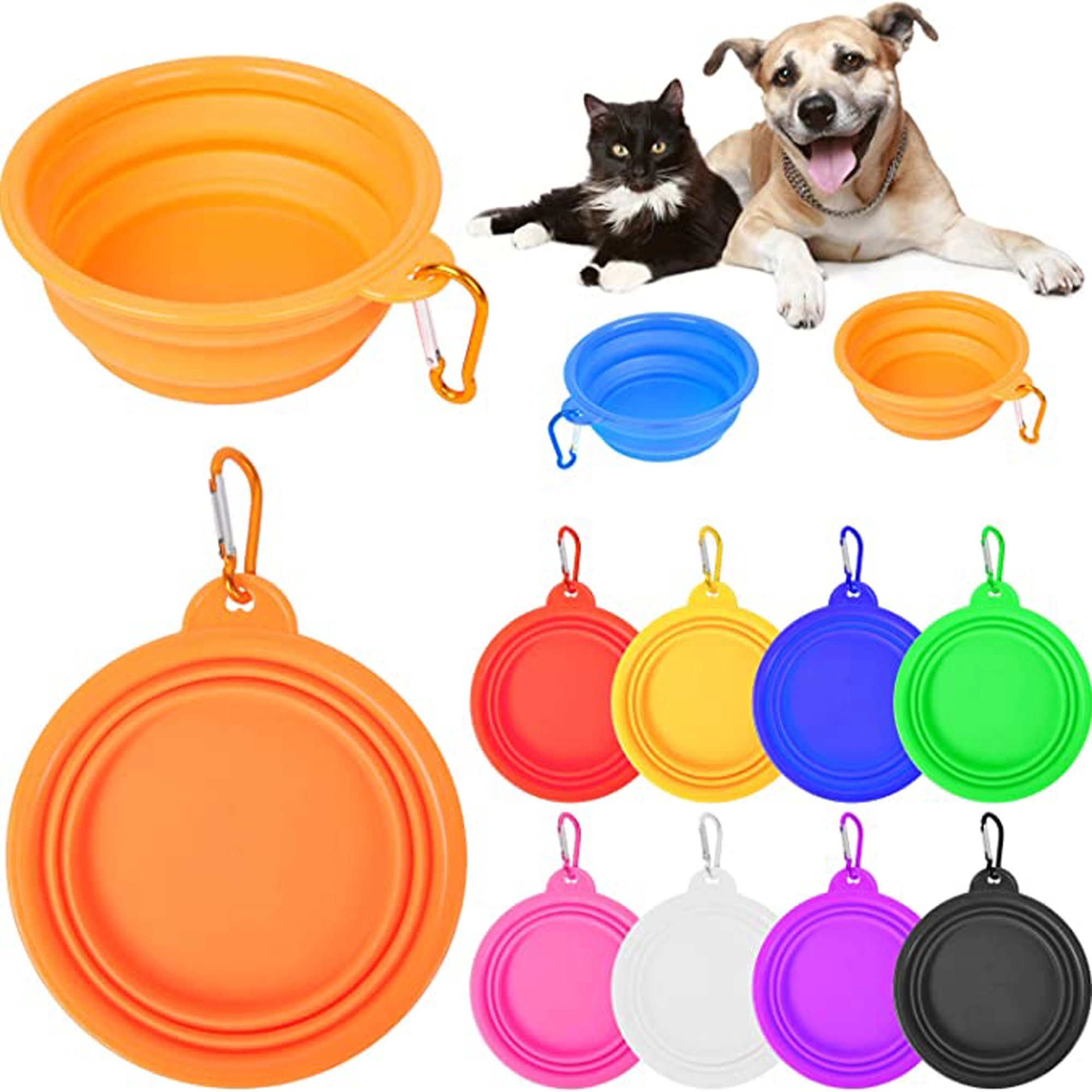 Pet Silicone Folding Dog Bowl MOQ 100PCS 2