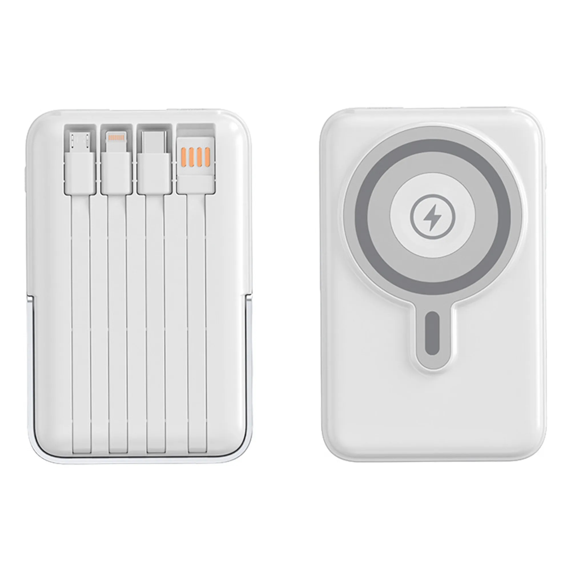 Full Color Magnetic Wireless Charger With Cable 3