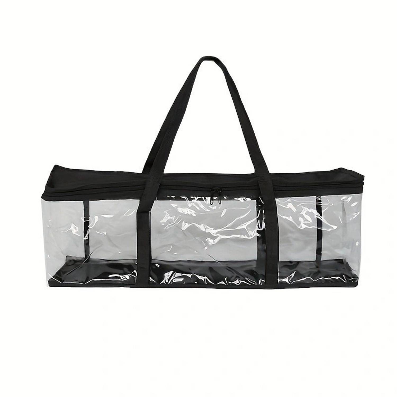 PVC Transparent Large Capacity Book Carrying Tote Bag 3