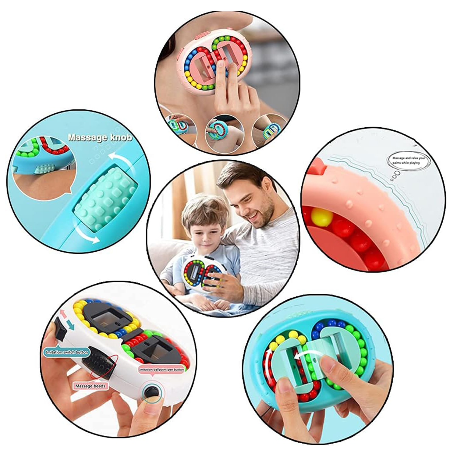 Rotating Magic Bean Fidget Toy 3