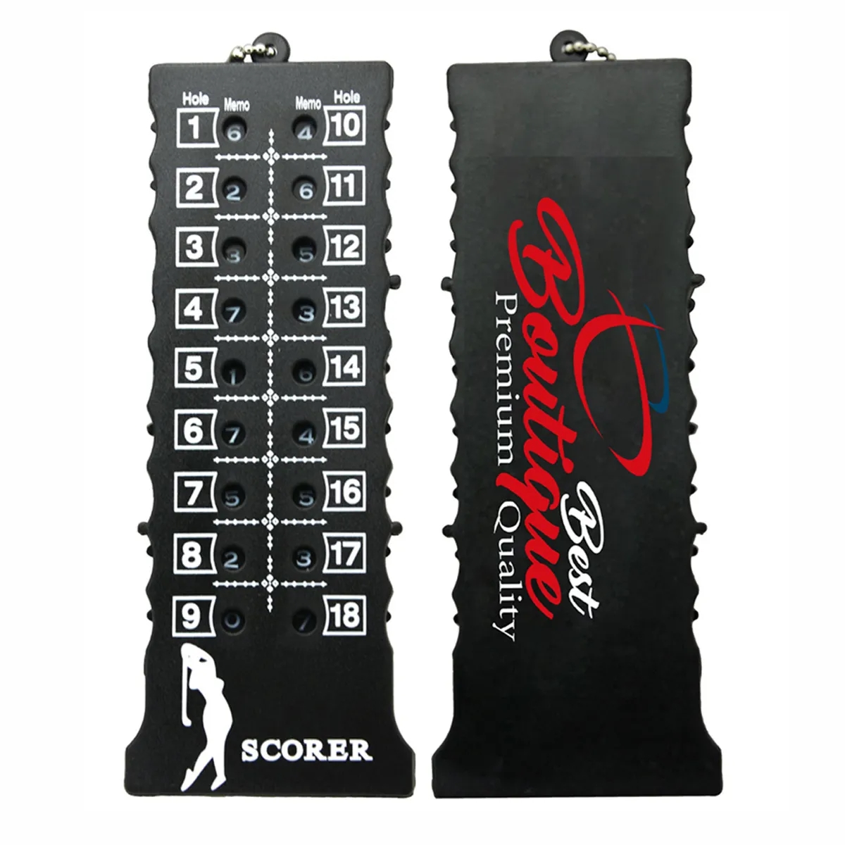 Portable Plastic Golf Stroke Putt Score Counter Tool 4