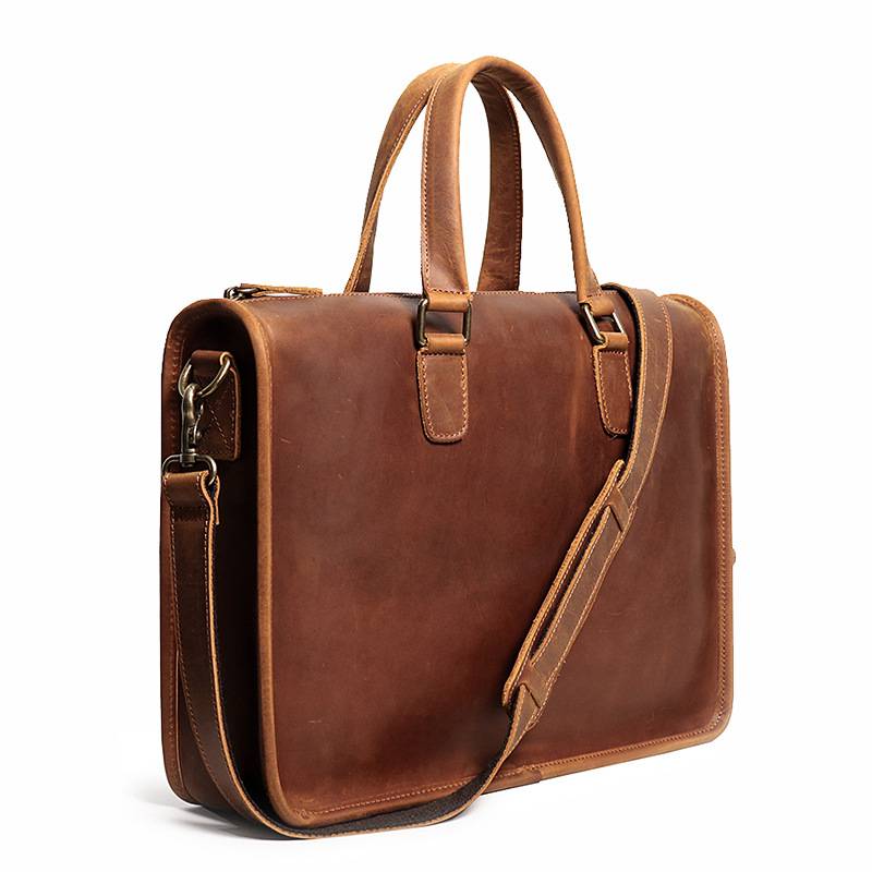 Genuine Leather Crossbody Messenger Bag 4