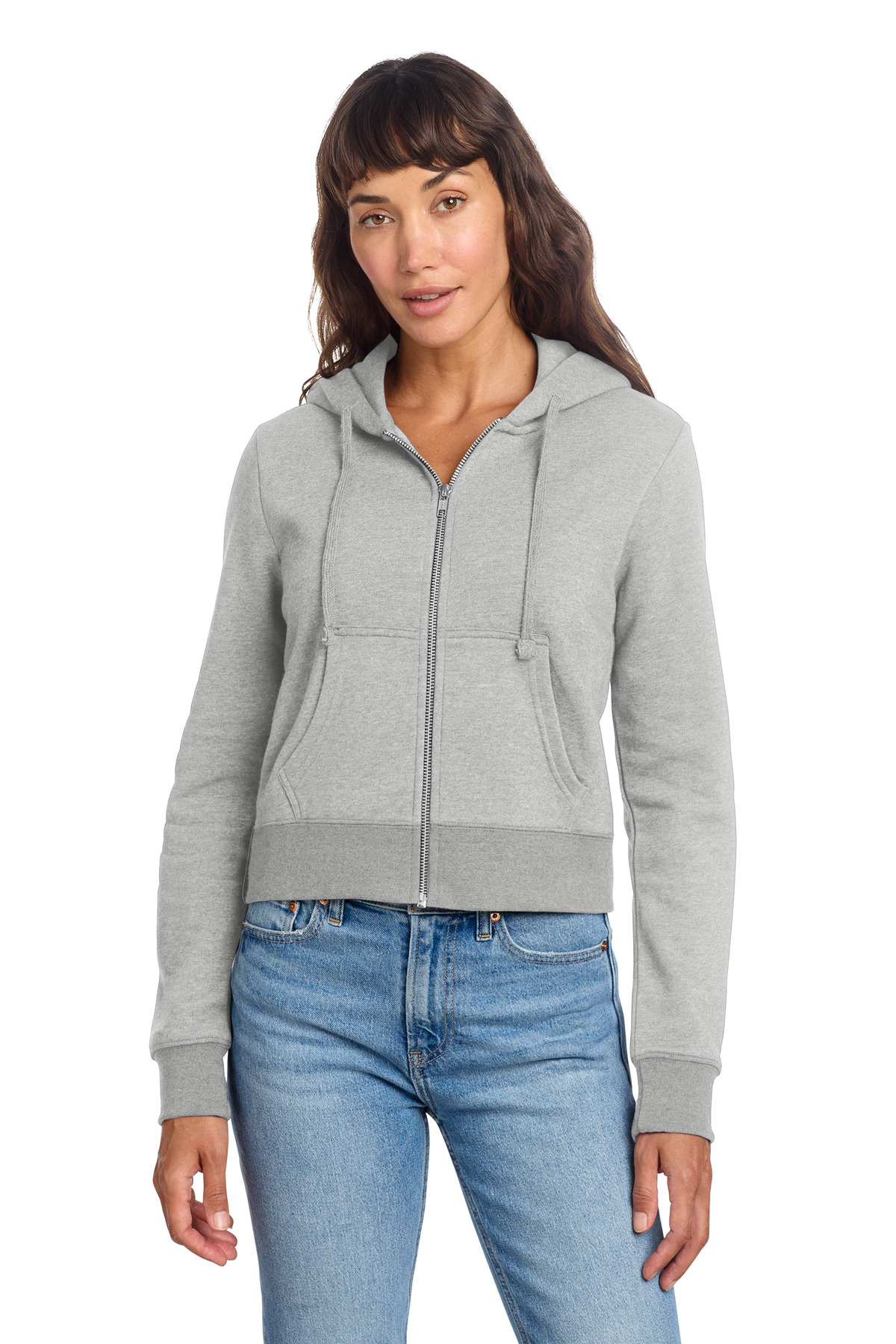 District Women's V.I.T. Fleece Full-Zip Hoodie DT6103 30