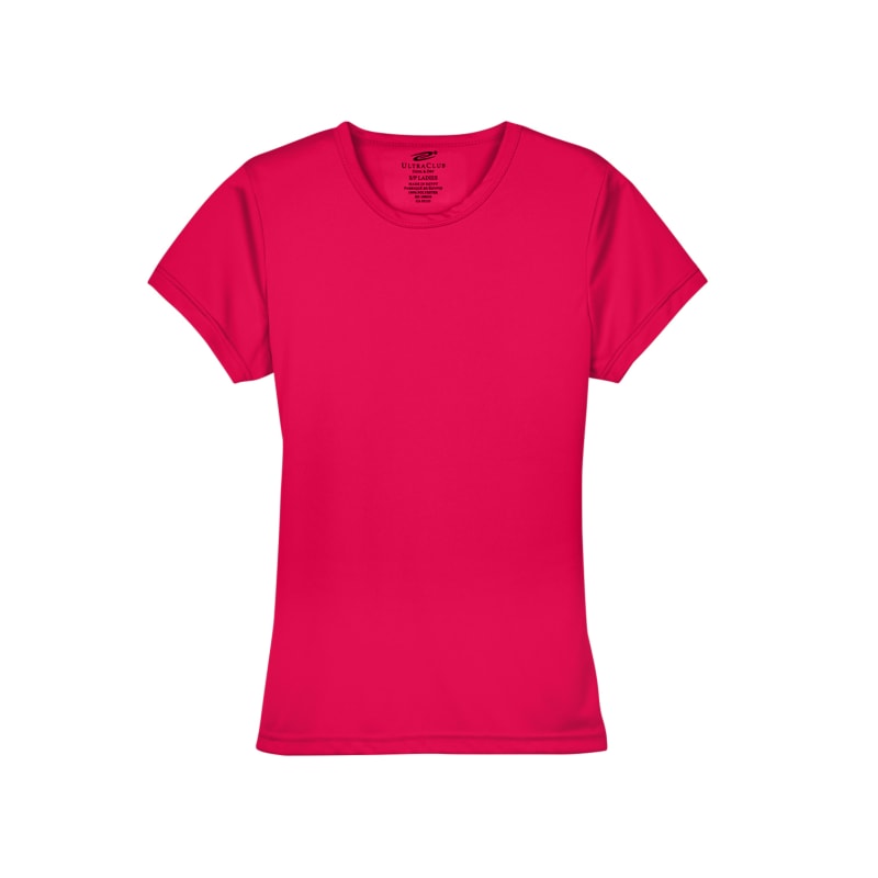 UltraClub Ladies Cool & Dry Sport Performance InterlockT-Shirt 18