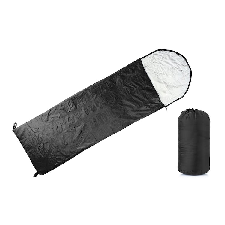 Adult Sleeping Bag - Black 26" x 78" 1