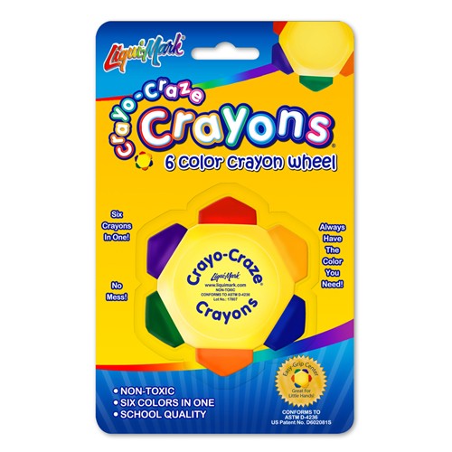 1 Pack Crayo-Craze Crayon Wheel
