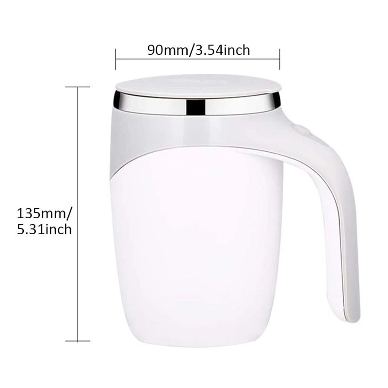 Electric Stainlees Steel Stirring Coffee Mug 3
