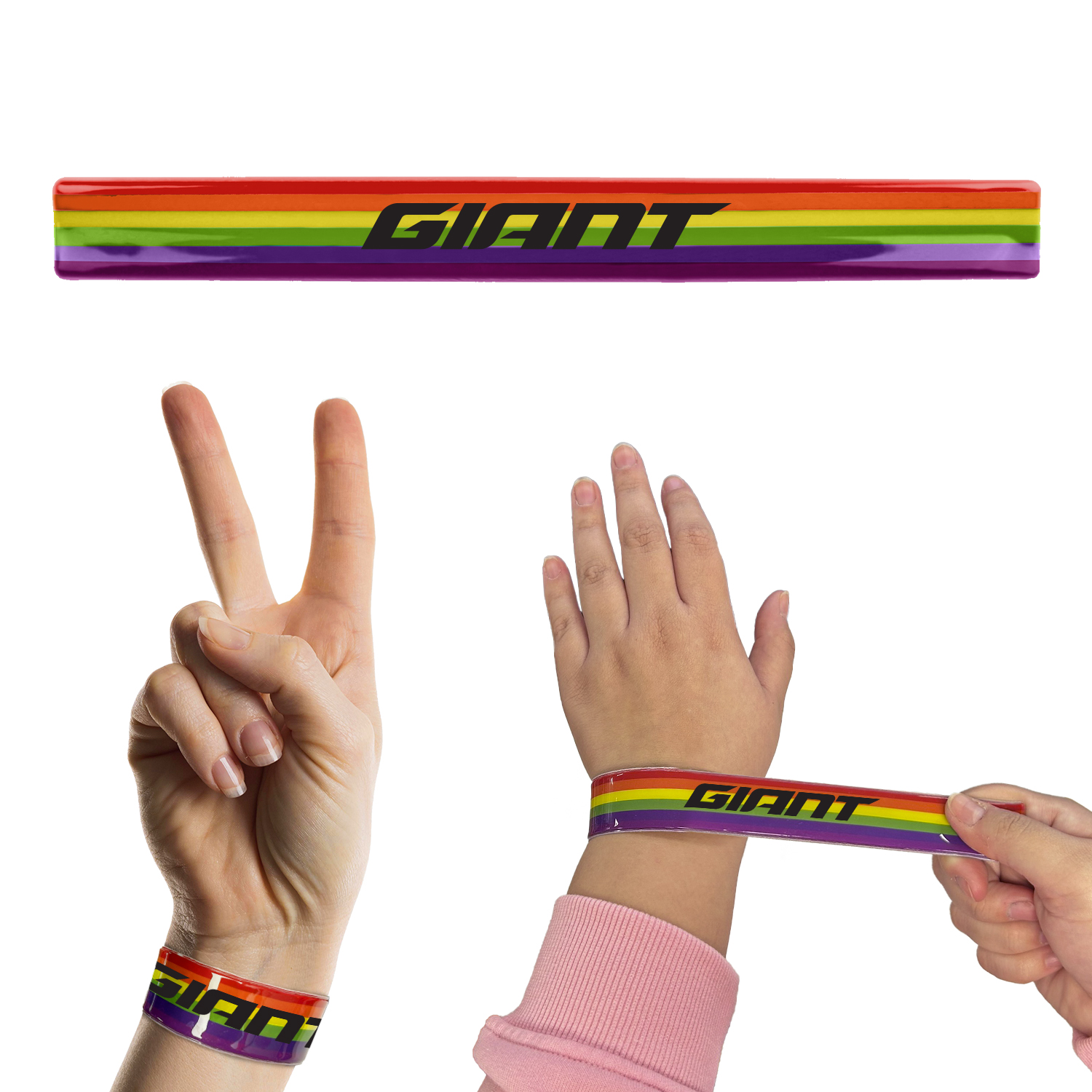 Rainbow Slap Bracelet 2