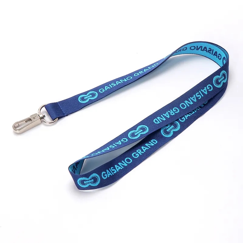 Jacquard Polyester Custom Lanyard 9