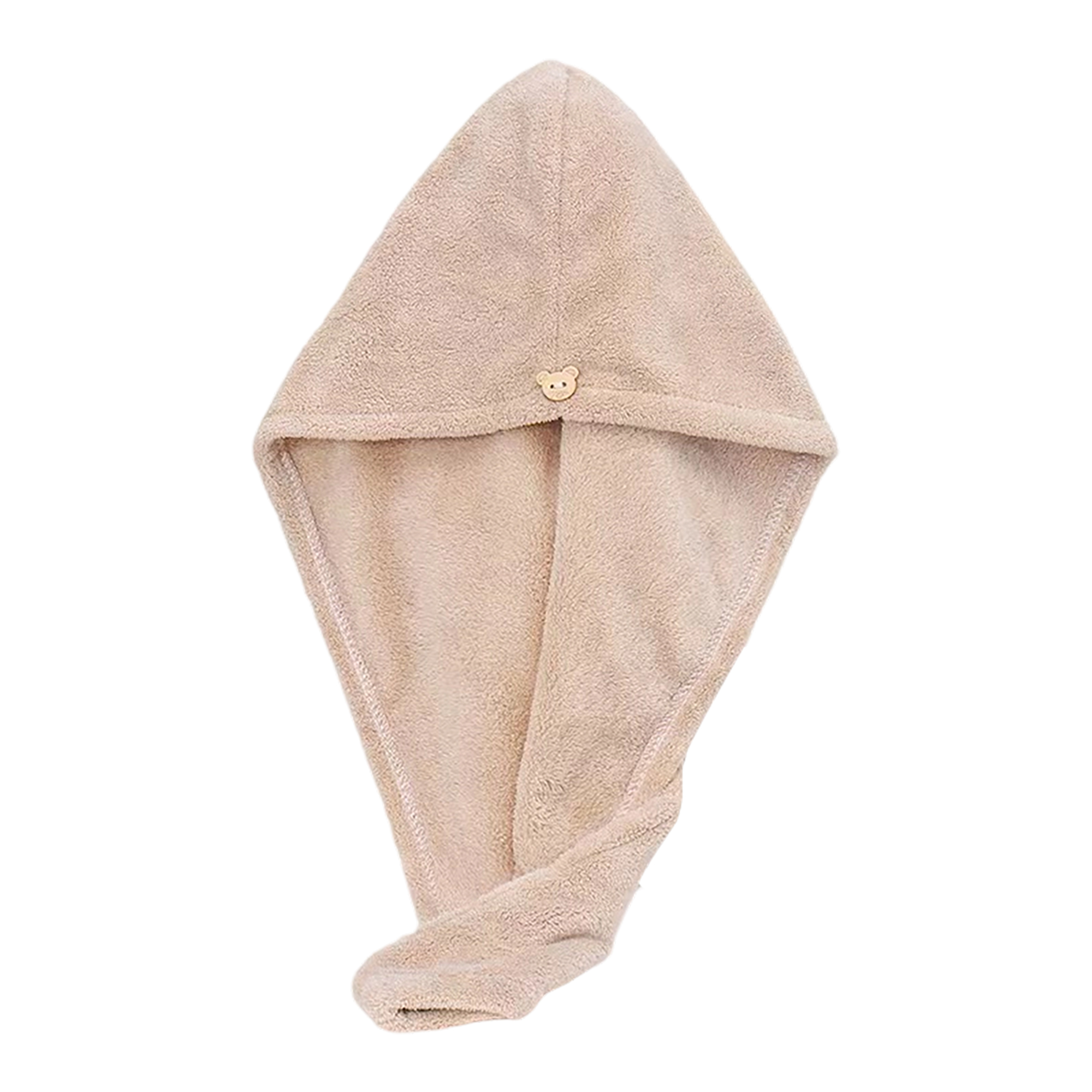 Microfiber Hair Wrap Quick Drying Towel With Button Loop 8