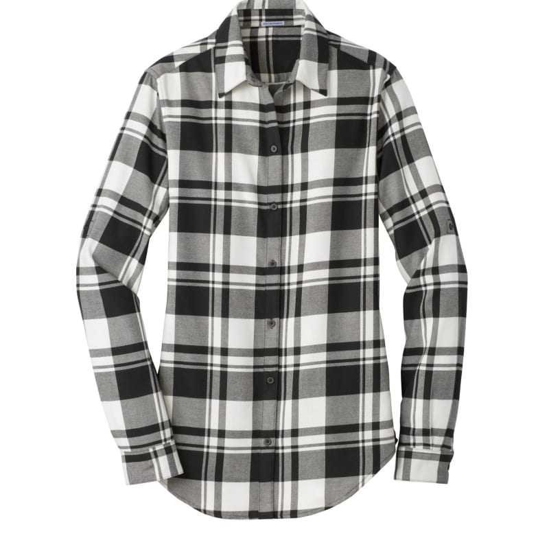 Port Authority Ladies Plaid Flannel Tunic . 11
