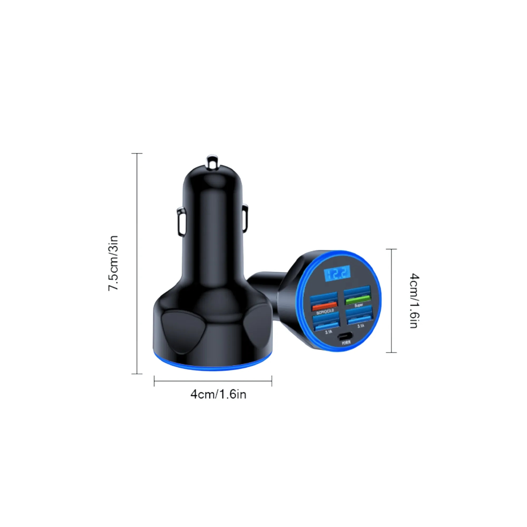 SuperSpeed USB-C 20W PD Car Charger 2