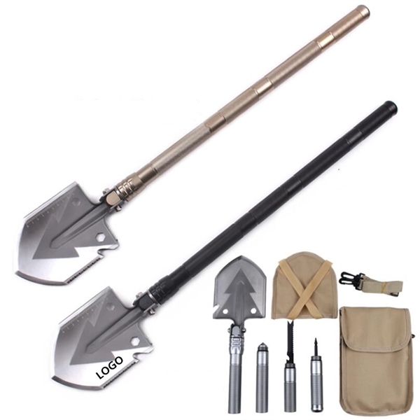 All-in-one Camping Survival Folding Shovel
