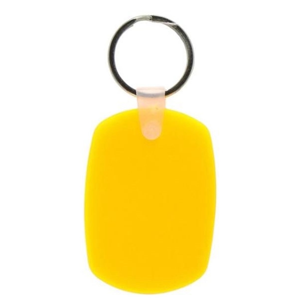 Custom Oval Soft Key Tag 12