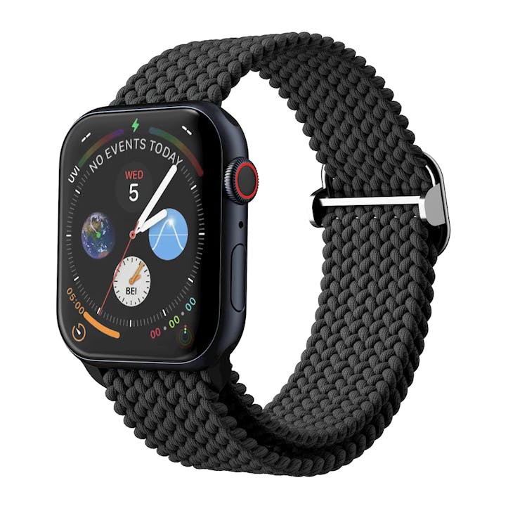 Apple Watch Braided Loop Bands - Charcoal 42mm/44mm/45mm 1
