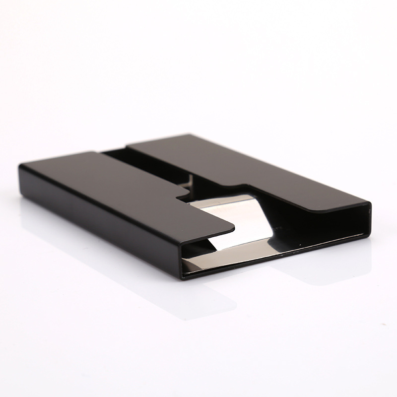 Alumminum Alloy Hand Push Card Holder 2