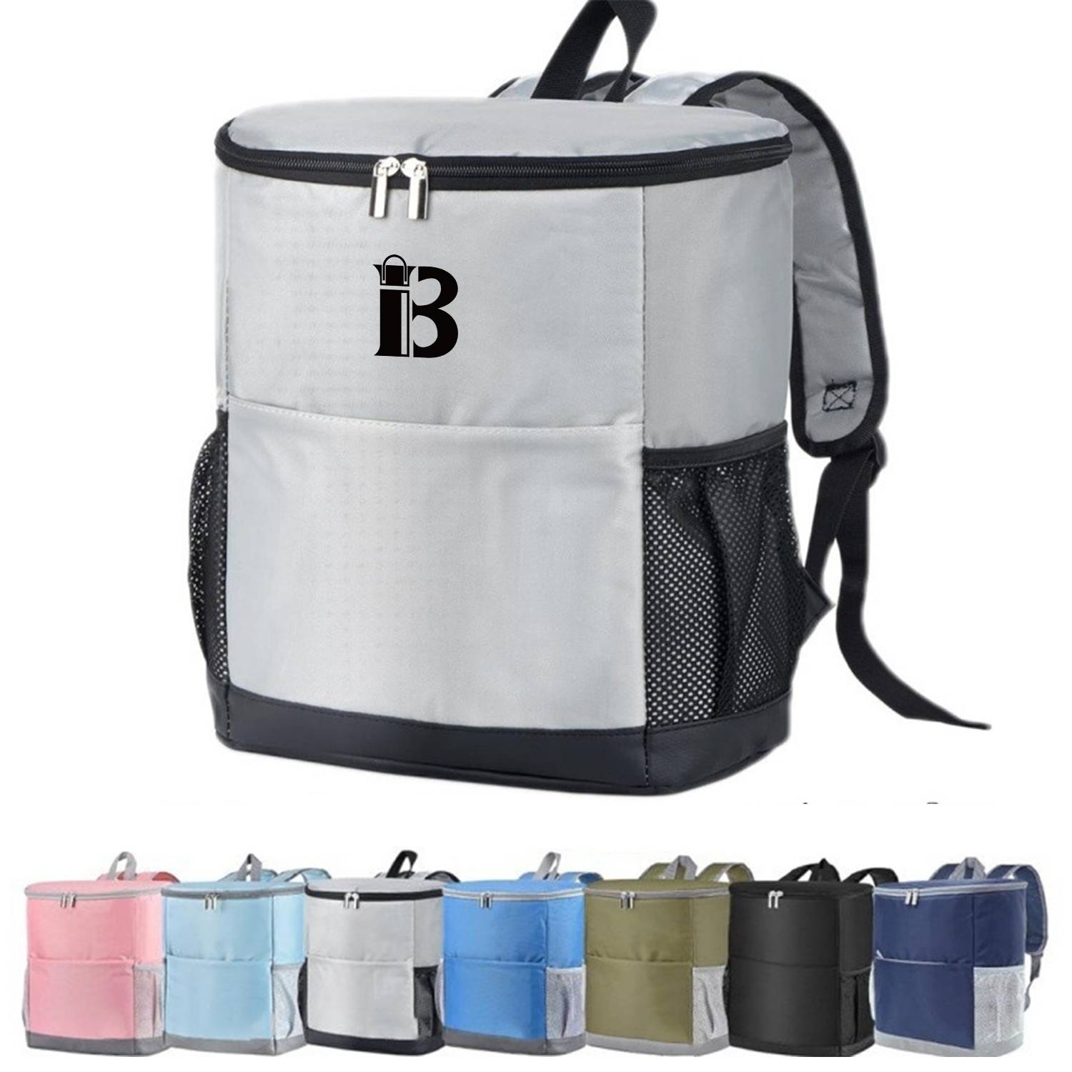 Double-shoulder cooler insulated bag