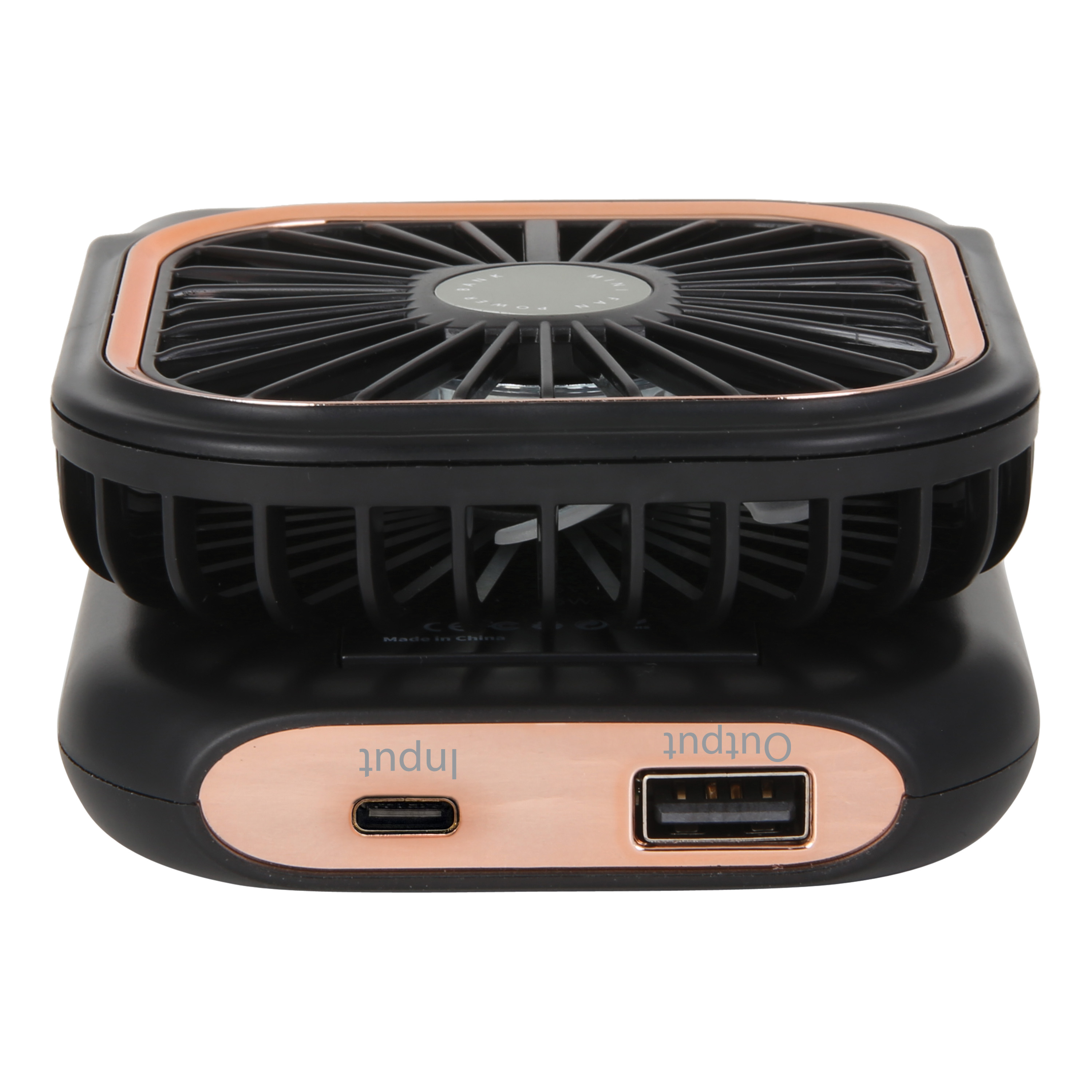 3 IN 1 Mini Fan 3,000mAh Power Bank 7