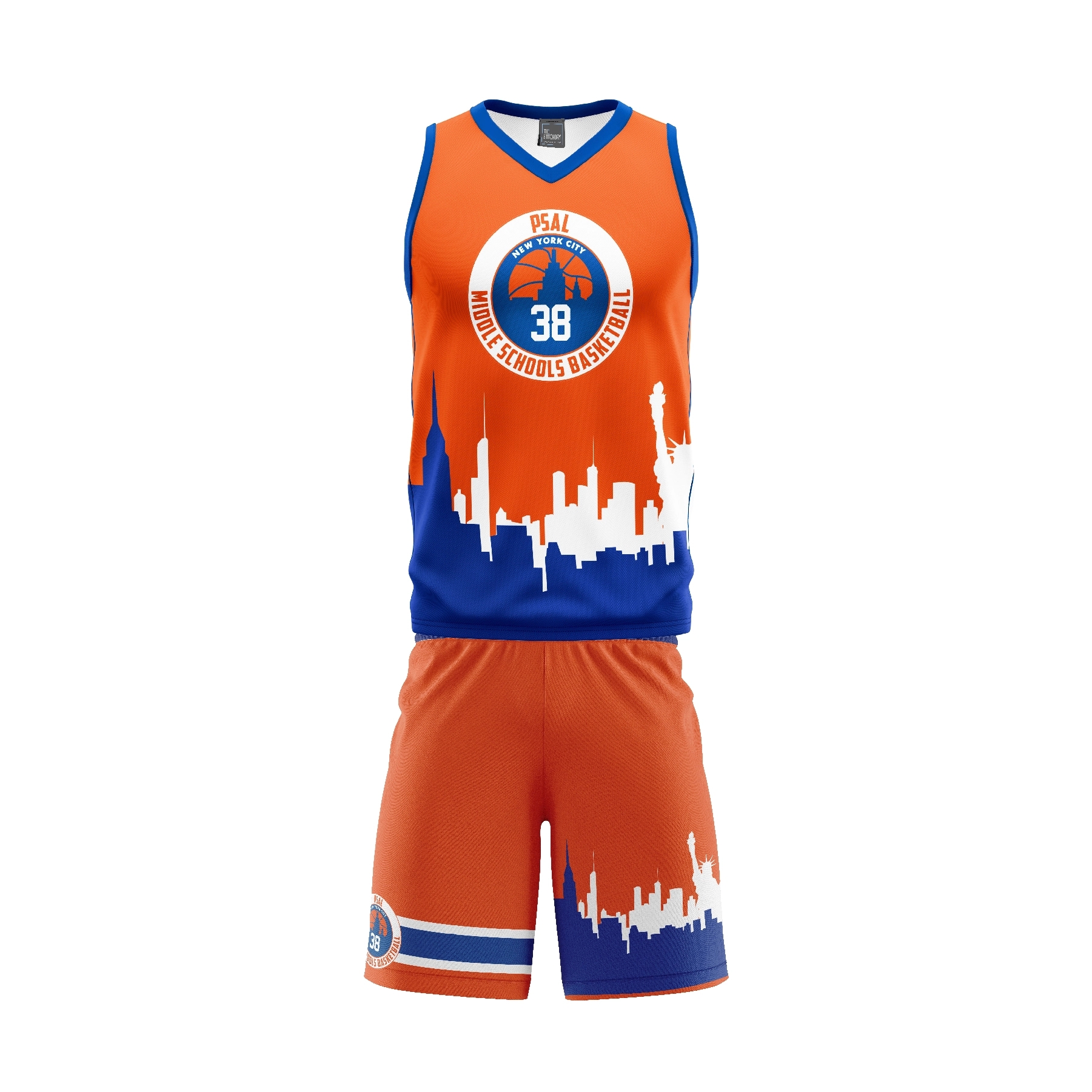 Sublimated Basketball Short Separate 1