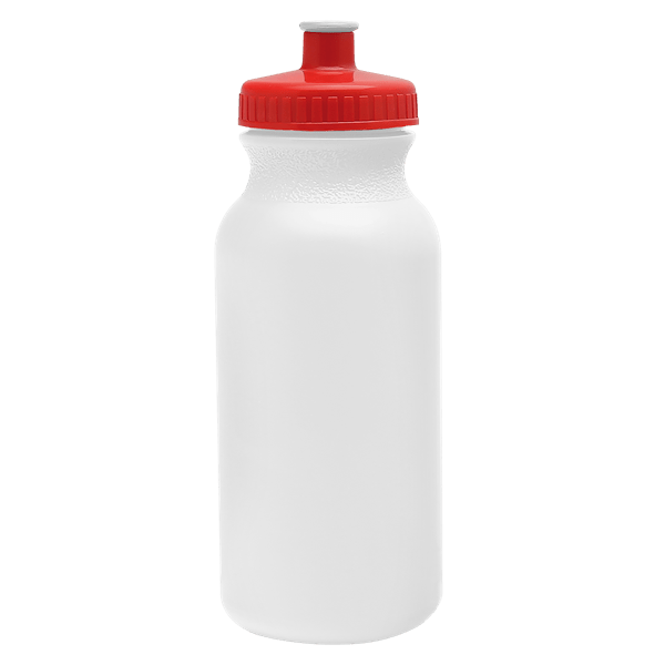 Circuit 20oz Bike Bottle - White w/Push-Pull Lid 83