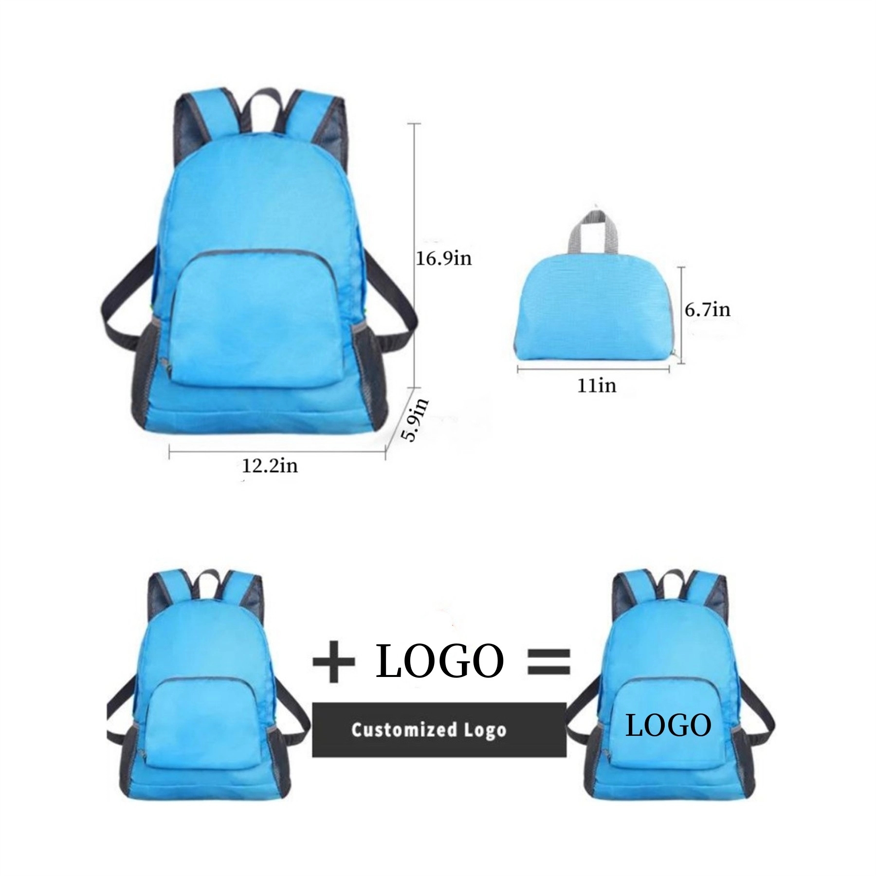 Custom Lightweight Packable Foldable Backpack 5