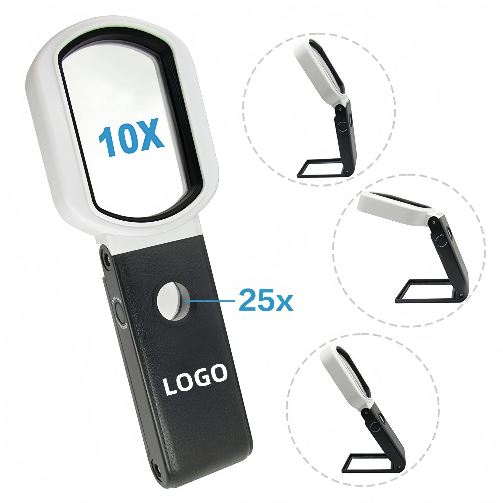 10X-25X Illuminated Magnifier With UV Detection 1