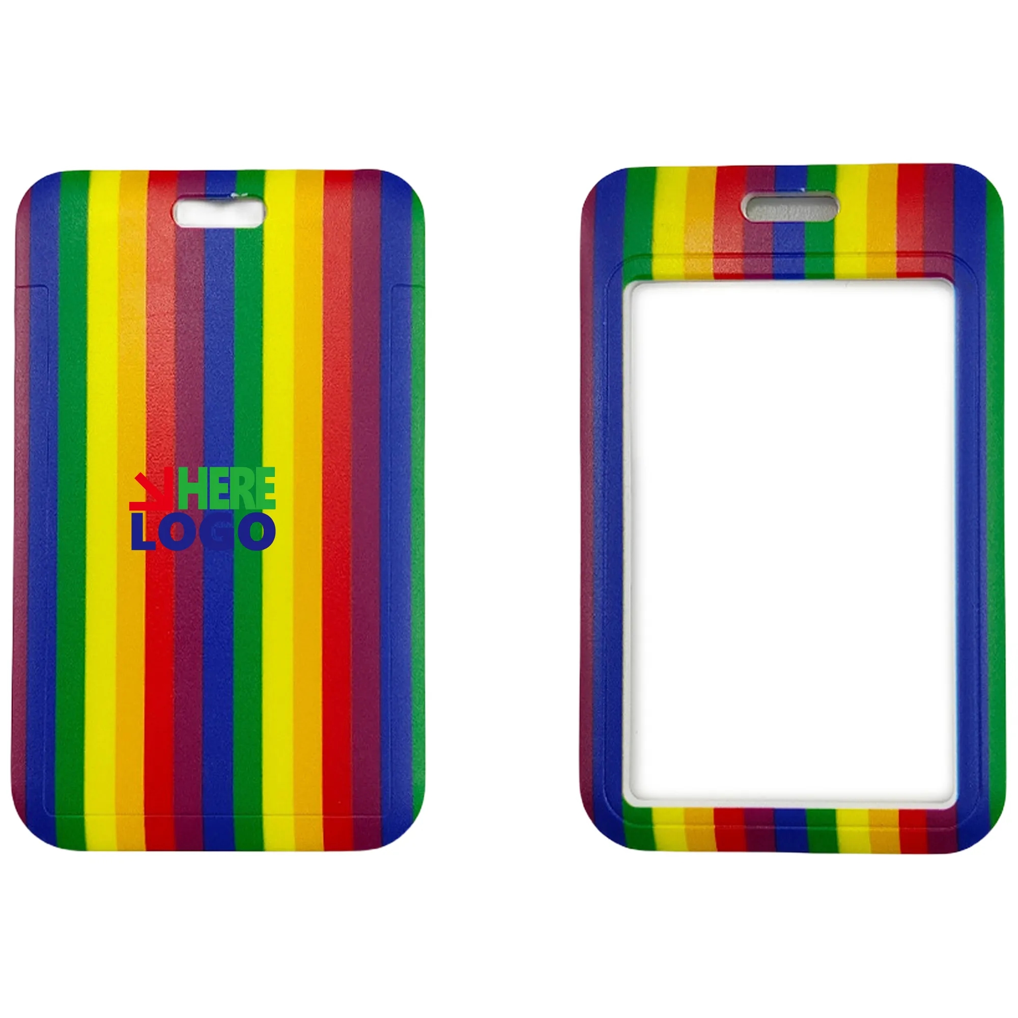 Rainbow ID Card Badge Holder MOQ20 1