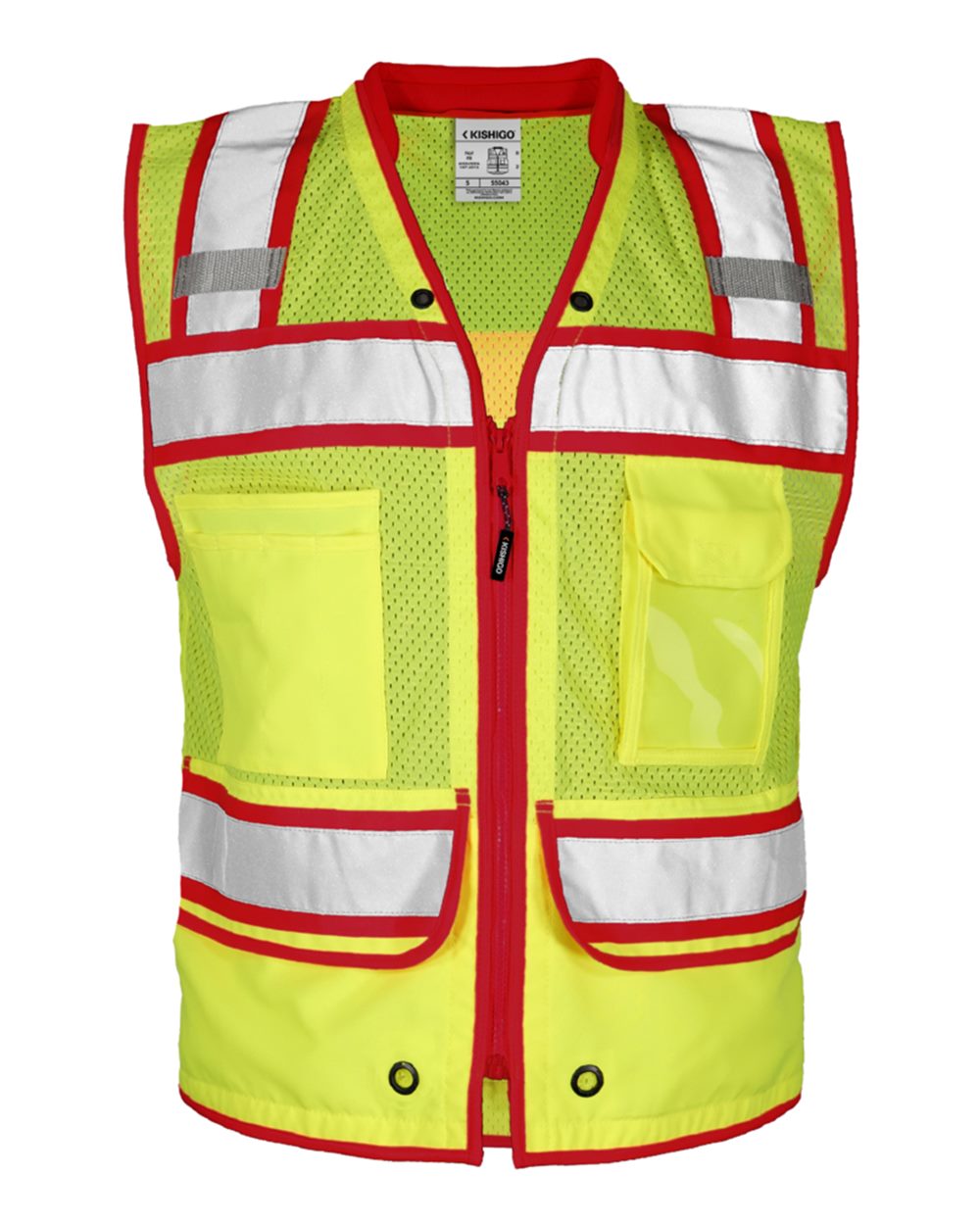 Men's Color Contrast High Performance Surveyors Vest - S5042-5046 11