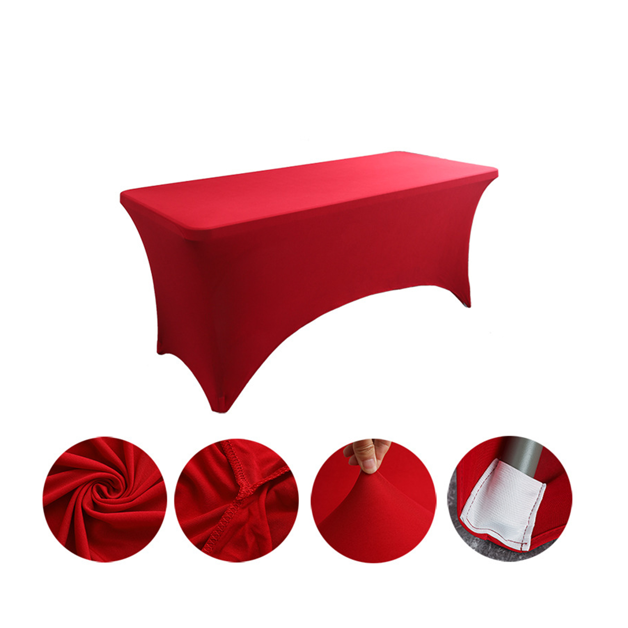 Six Foot Full Color Spandex Fitted Table Cover 2