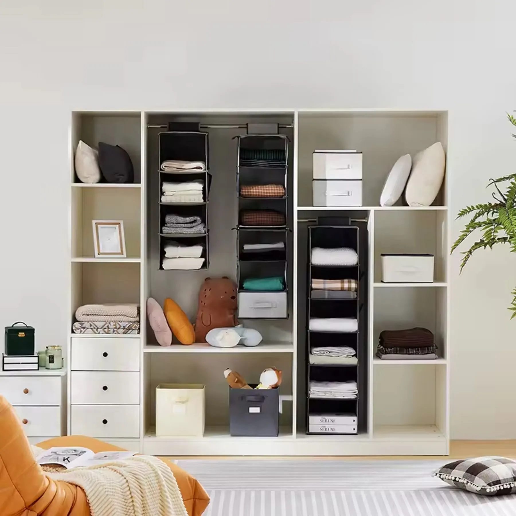 6-Shelf Hanging Closet Organizer 9