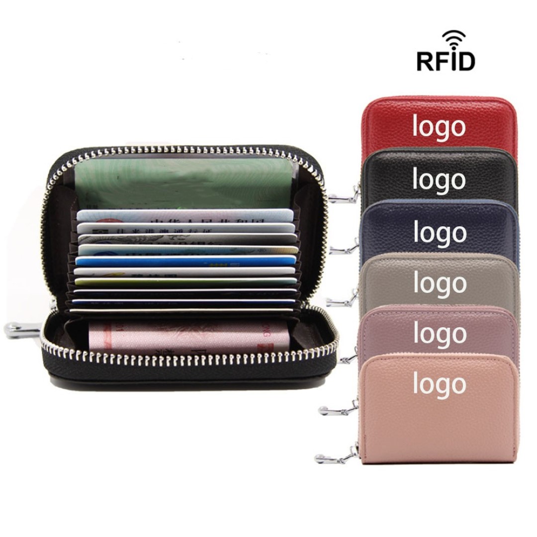 RFID Anti-theft Head Leather Card Bag 7