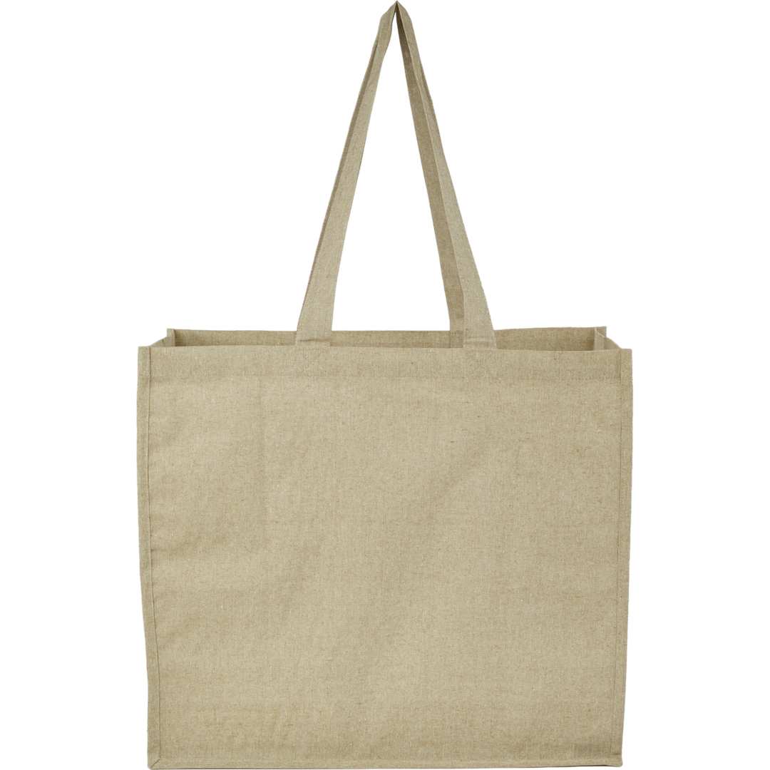 4oz Recycled Cotton Shopper Tote with Laminated 66